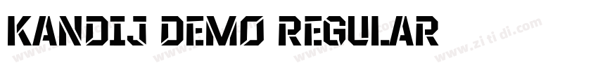 Kandij DEMO Regular字体转换 Kandij DEMO Regular字体转换